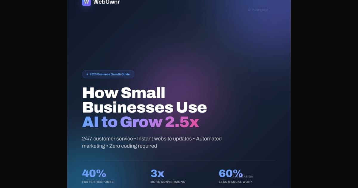 AI for small business